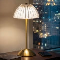 LED prigušiva punjiva stolna lampa PARIS LED/2W/5V 2700K/4000K/6500K 800 mAh zlatna