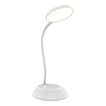 LED Prigušiva punjiva stolna lampa VISUA LED/5W/5V 3000-5000K 1200 mAh bijela