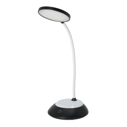 LED Prigušiva punjiva stolna lampa VISUA LED/5W/5V 3000-5000K 1200 mAh crna