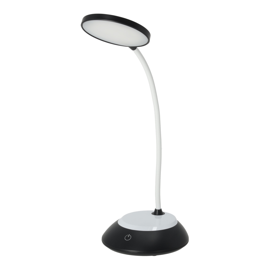 LED Prigušiva punjiva stolna lampa VISUA LED/5W/5V 3000-5000K 1200 mAh crna
