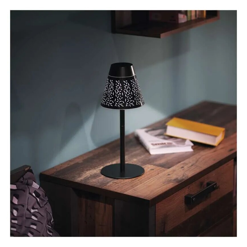 LED Prigušiva punjiva vanjska stolna lampa LED/4,2W/5V 2200mAh IP44