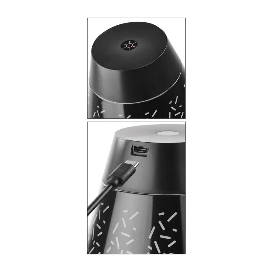 LED Prigušiva punjiva vanjska stolna lampa LED/4,2W/5V 2200mAh IP44