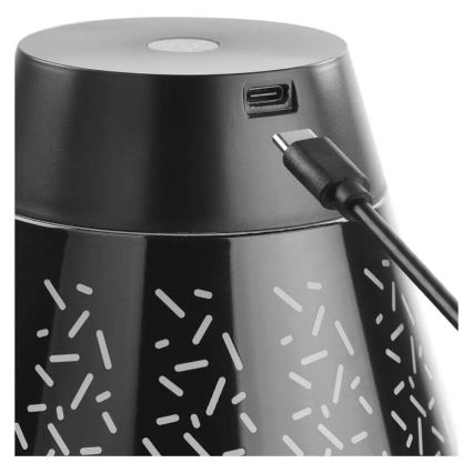 LED Prigušiva punjiva vanjska stolna lampa LED/4,2W/5V 2200mAh IP44