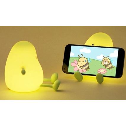 LED Prigušivo punjivo dječje noćno svjetlo LED/1W/5V 3000K 800 mAh mango