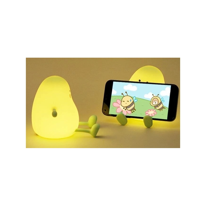 LED Prigušivo punjivo dječje noćno svjetlo LED/1W/5V 3000K 800 mAh mango