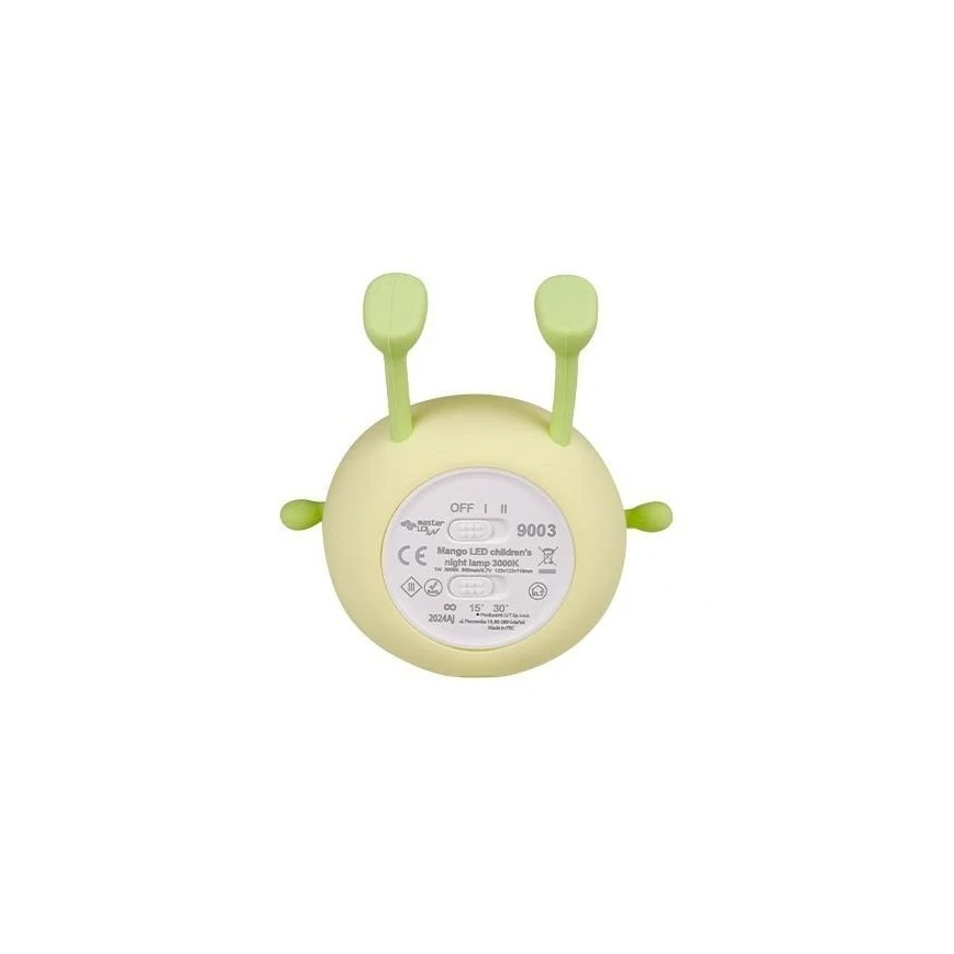LED Prigušivo punjivo dječje noćno svjetlo LED/1W/5V 3000K 800 mAh mango