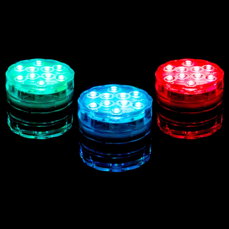 LED Prigušiva rasvjeta za bazen LED/3xAAA IP68 + daljinski upravljač