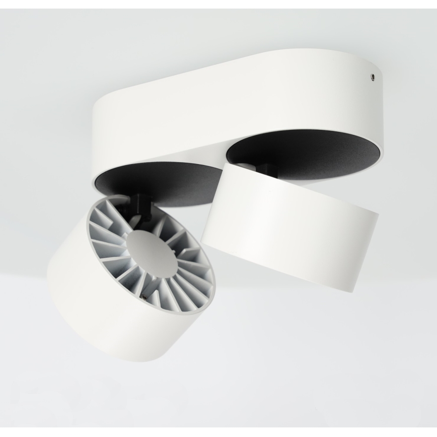 LED Prigušiva reflektorska svjetiljka LAHTI MINI 2xLED/9W/230V 3000K CRI 90 bijela