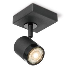 LED Prigušiva reflektorska svjetiljka MANU 1xGU10/5,8W/230V crna