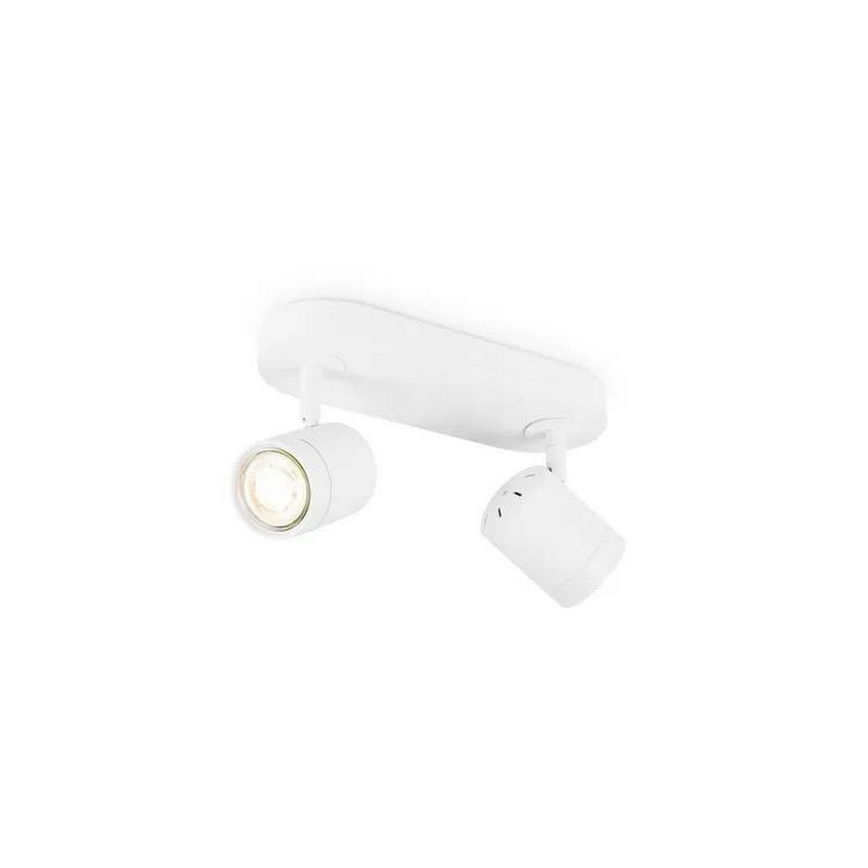 LED Prigušiva reflektorska svjetiljka MANU 2xGU10/5,8W/230V bijela