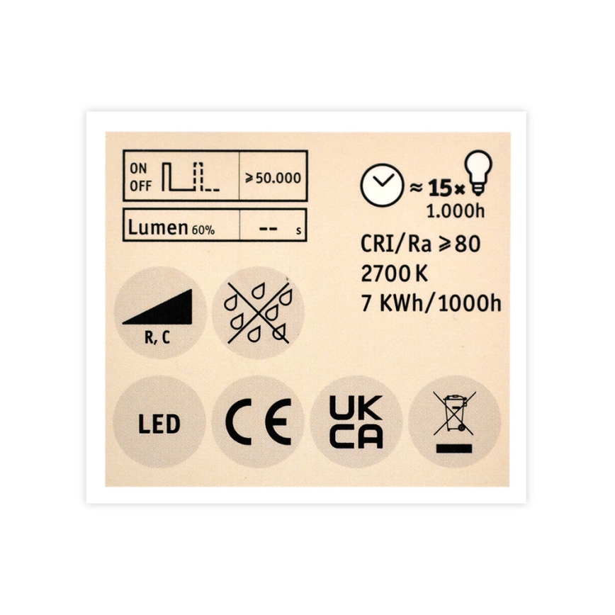 LED Prigušiva reflektorska žarulja GU5,3/6,5W/12V 2700K - Paulmann 28759