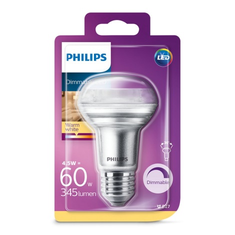 LED Prigušiva reflektorska žarulja Philips E27/4,5W/230V 2700K
