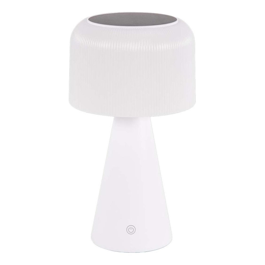 LED Prigušiva solarna dodirna stolna lampa LIMA LED/3,7V 1800 mAh 3000/4000/5000K IP44 bijela
