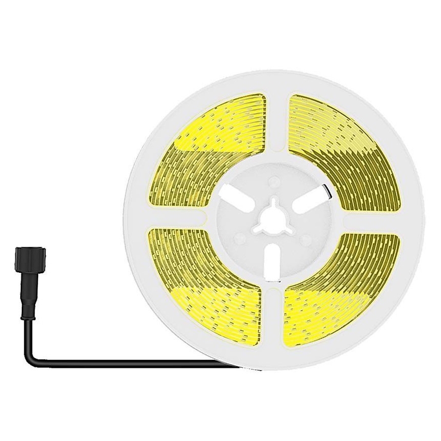 LED Prigušiva solarna traka LED/1,2W/3,7V 4000K IP67 5m + daljinski upravljač
