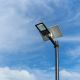 LED Prigušiva solarna ulična svjetiljka LED/50W/6,4V 4000K IP65 + daljinski upravljač