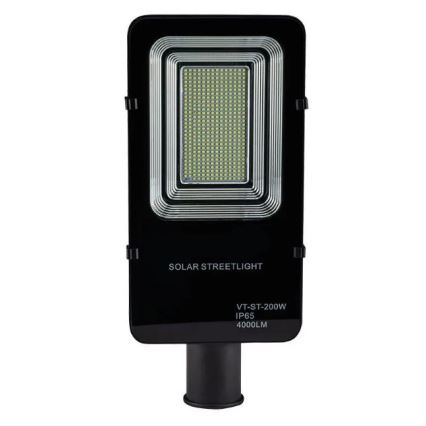 LED Prigušiva solarna ulična svjetiljka LED/50W/6,4V 6000K IP65 50000 mAh + daljinski upravljač