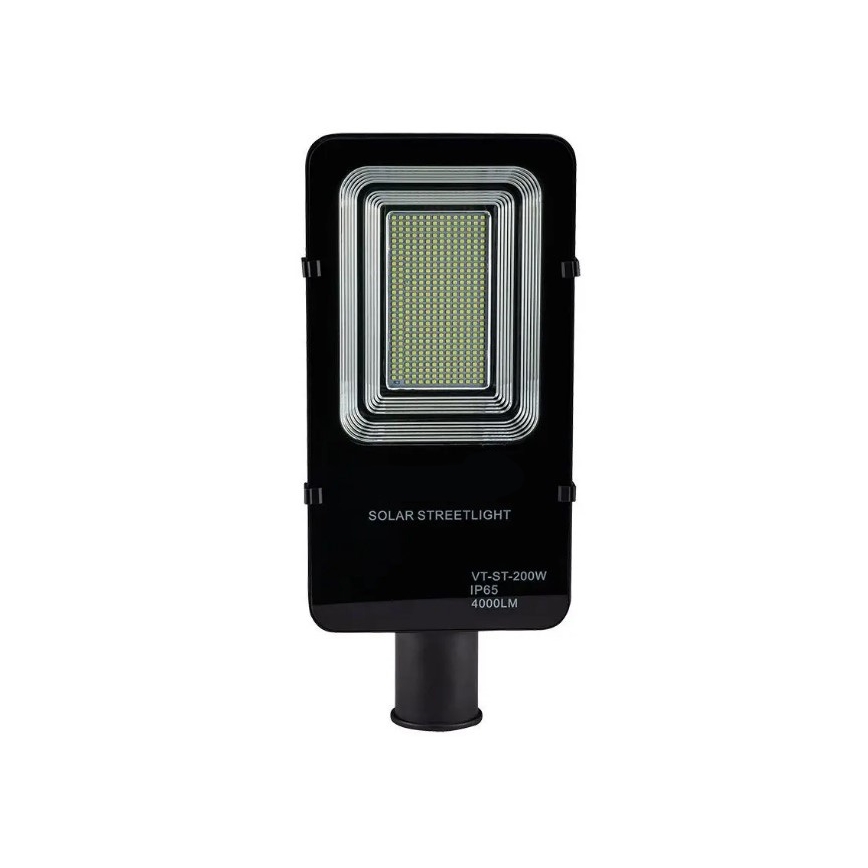LED Prigušiva solarna ulična svjetiljka LED/50W/6,4V 6000K IP65 50000 mAh + daljinski upravljač