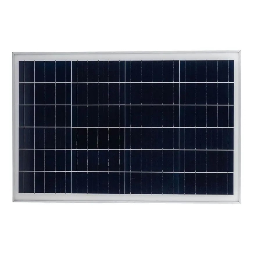 LED Prigušiva solarna ulična svjetiljka LED/50W/6,4V 6000K IP65 50000 mAh + daljinski upravljač