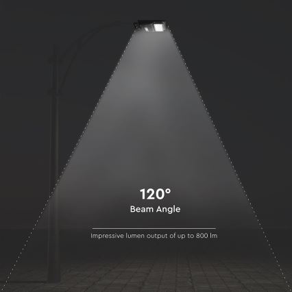 LED Prigušiva solarna ulična svjetiljka sa senzorom pokreta i dana/noći LED/6W/3,2V 6000K IP65 5000 mAh crna + daljinski upravljač
