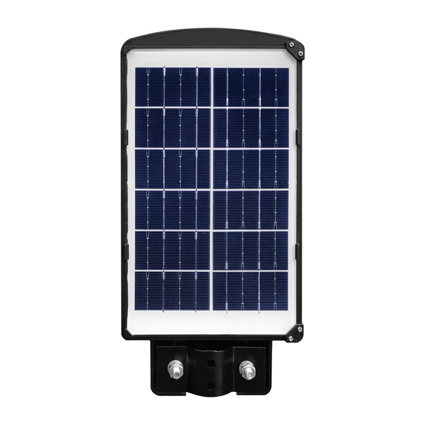 LED Prigušiva solarna ulična svjetiljka sa senzorom pokreta i dana/noći LED/6W/3,2V 6000K IP65 5000 mAh crna + daljinski upravljač