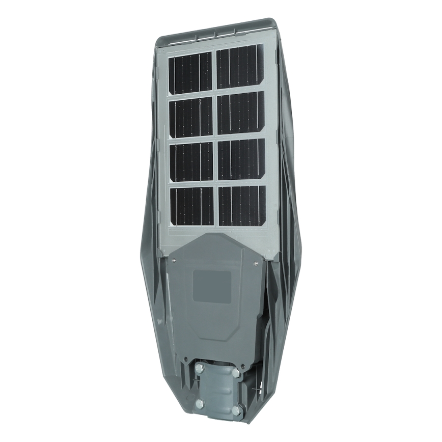 LED Prigušiva solarna ulična svjetiljka sa senzorom KERS LED/300W/3,2V 6500K 8000 mAh IP65 siva + daljinski upravljač
