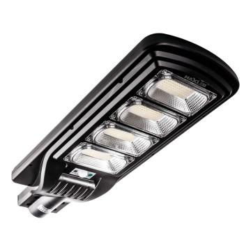 LED Prigušiva solarna ulična svjetiljka sa senzorom LED/240W/6V 6500K IP65 crna + daljinski upravljač