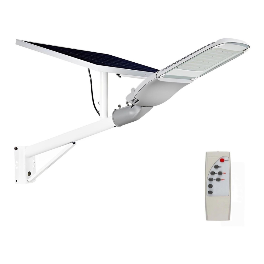 LED Prigušiva solarna ulična svjetiljka SAMSUNG CHIP LED/50W/6,4V 4000K IP65 30000 mAh + daljinski upravljač