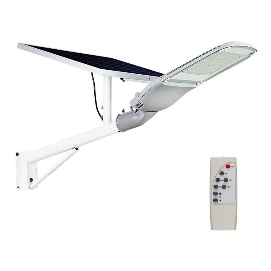 LED Prigušiva solarna ulična svjetiljka SAMSUNG CHIP LED/50W/6,4V 6000K IP65 30000 mAh + daljinski upravljač