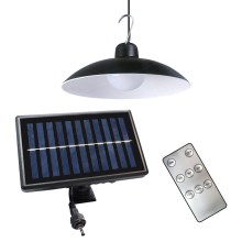 LED Prigušiva solarna viseća svjetiljka sa senzorom za dan/noć LED/6W/3,7V 800 mAh IP44 + daljinski upravljač