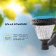 LED Prigušiva solarna zidna lampa LED/0,8W/5,5V 3000/4000/6400K IP44 + daljinski upravljač