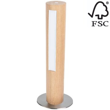 LED Prigušiva stolna lampa CONOR LED/9W/230V hrast – FSC certificirano