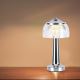LED Prigušiva punjiva stolna lampa na dodir LED/1W/5V 3000-6000K 1800 mAh krom