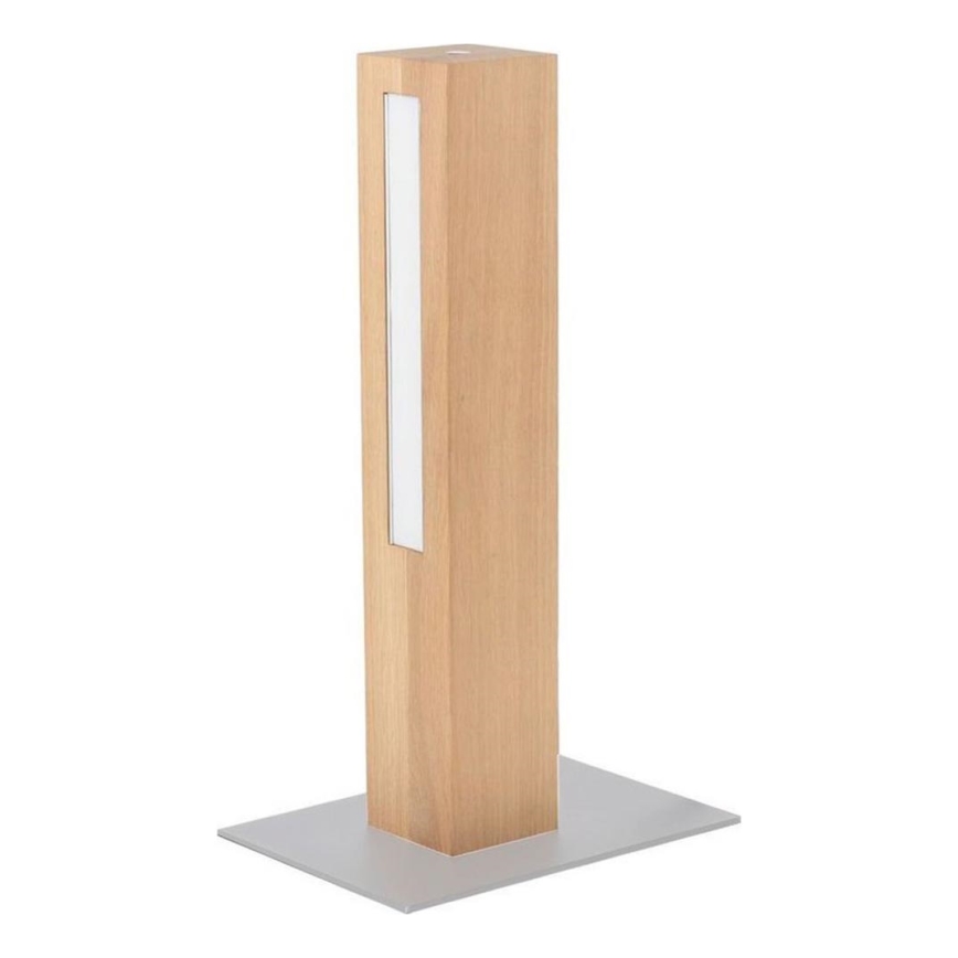 LED Prigušiva stolna lampa LEON LED/9W/230V hrast
