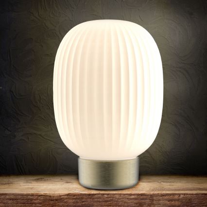 LED Prigušiva stolna lampa na dodir LATTE LED/1,8W/5V USB 2000 mAh zlatna/bijela