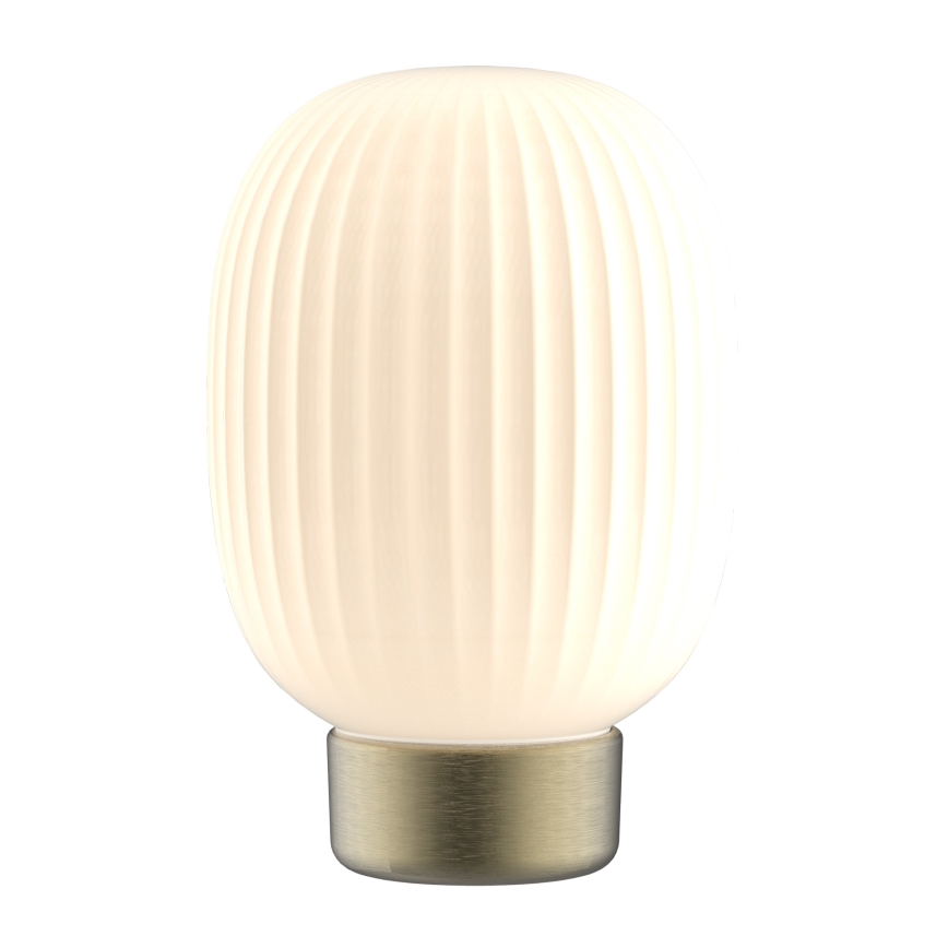 LED Prigušiva stolna lampa na dodir LATTE LED/1,8W/5V USB 2000 mAh zlatna/bijela