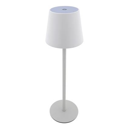 LED Prigušiva stolna lampa na dodir LED/5W/5V USB 1200 mAh bijela