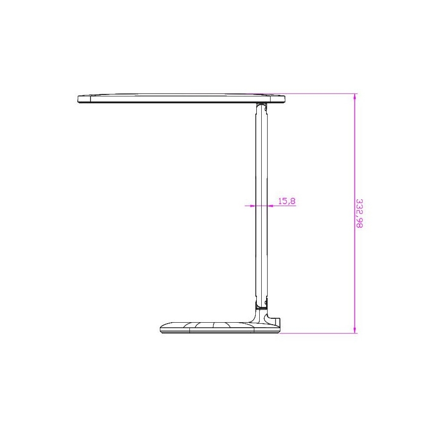 LED Prigušiva stolna lampa na dodir NAOMI LED/7W/230V 3000-6500K