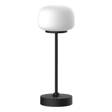 LED Prigušiva stolna lampa na dodir RIMINI LED/2W/5V USB 2000 mAh crna/bijela