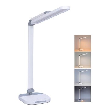 LED Prigušiva stolna lampa na dodir s noćnom rasvjetom LED/10W/5V 3000/4000/5000K bijela