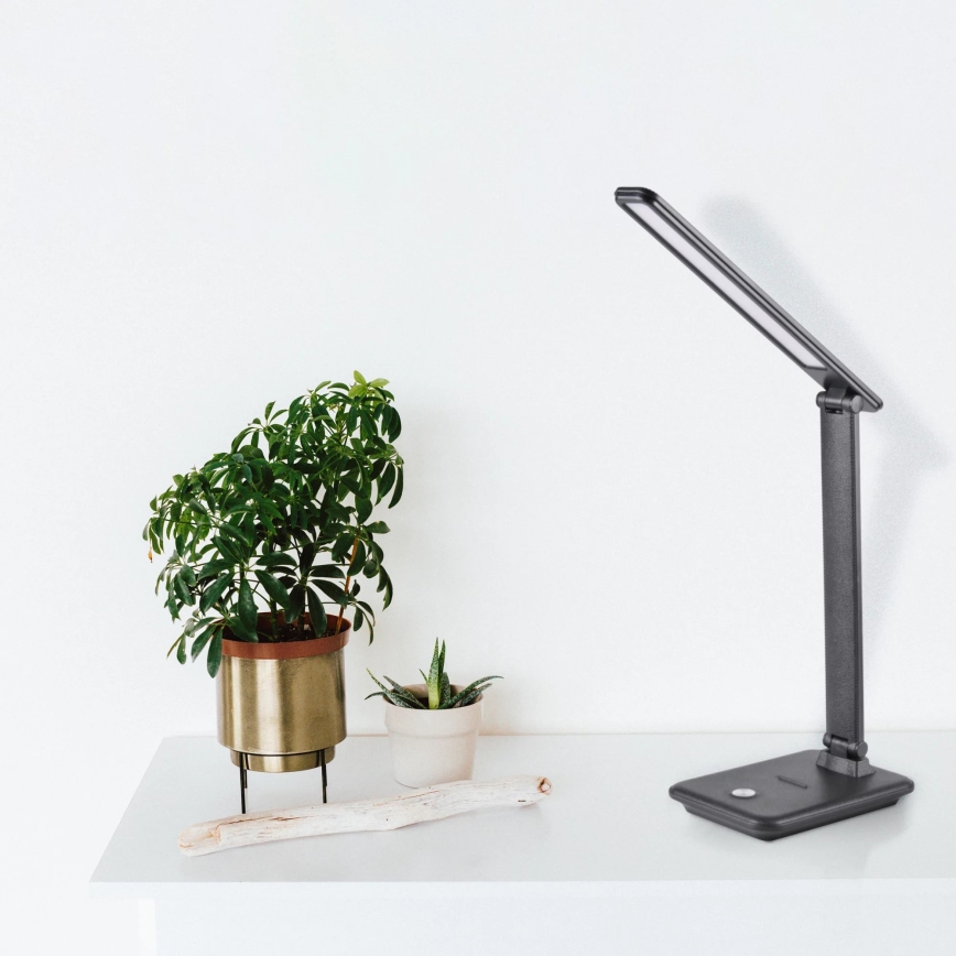 LED Prigušiva stolna lampa na dodir VINTO LED/8W/230V crna