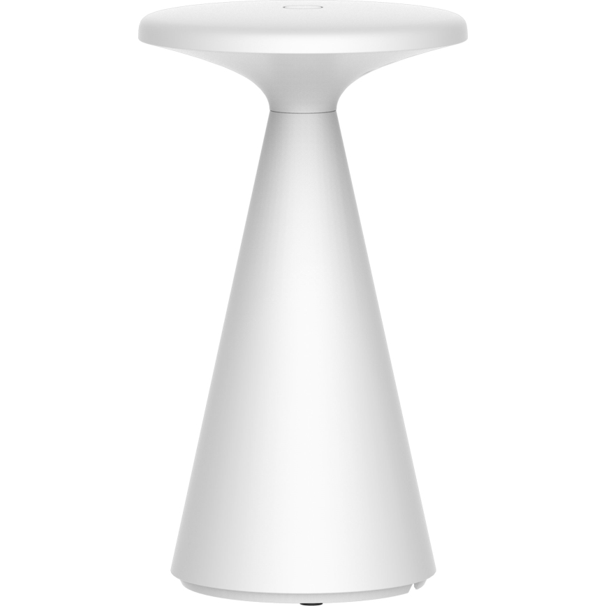 LED Prigušiva dodirna vanjska stolna lampa PAROS LED/1,8W/5V USB 1800 mAh IP44 bijela