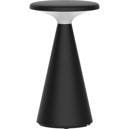 LED Prigušiva dodirna vanjska stolna lampa PAROS LED/1,8W/5V USB 1800 mAh IP44 crna
