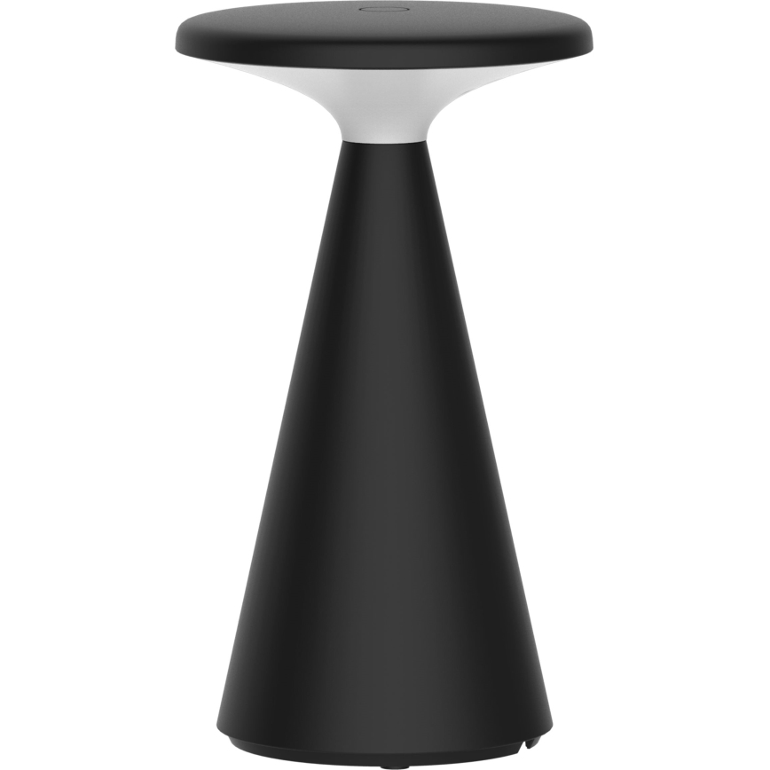 LED Prigušiva dodirna vanjska stolna lampa PAROS LED/1,8W/5V USB 1800 mAh IP44 crna