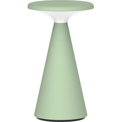 LED Prigušiva dodirna vanjska stolna lampa PAROS LED/1,8W/5V USB 1800 mAh IP44 zelena