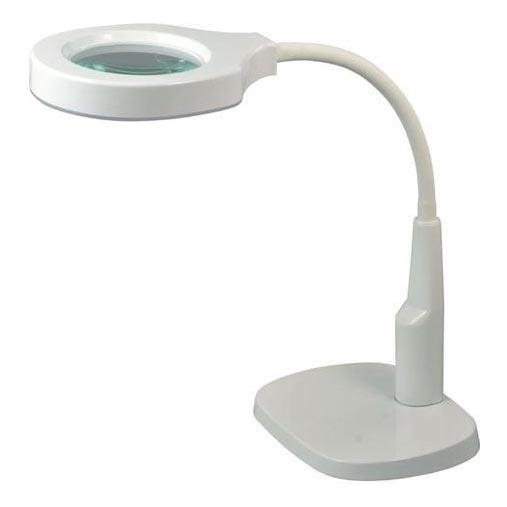 LED Prigušiva stolna lampa s bifokalnim povećalom LED/6W/230V 6000-7000K bijela
