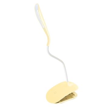 LED Prigušiva stolna lampa s kvačicom i upravljanjem na dodir LED/3,5W/230V žuta