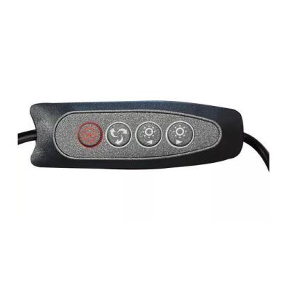 LED Prigušiva stolna lampa s povećalom LED/6W/5V 3000K/4000K/6000K crna