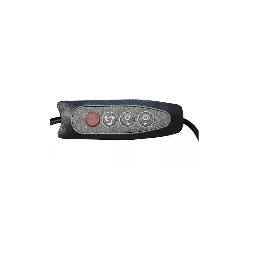 LED Prigušiva stolna lampa s povećalom LED/6W/5V 3000K/4000K/6000K crna