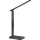 LED Prigušiva stolna lampa s QI bežičnim punjenjem, zaslonom i USB portom LED/7W/230V 3000-6000K crna