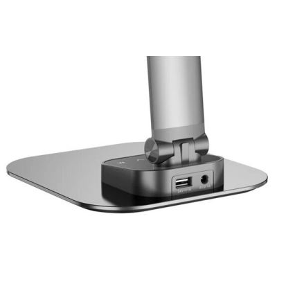 LED Prigušiva stolna lampa s USB LED/7,5W/230V 3000K/4000K/5500K antracit